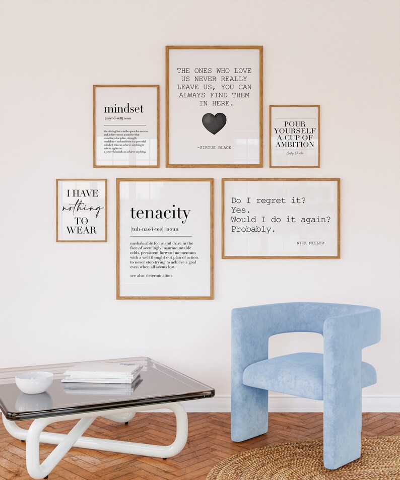 Commitment, Commitment Poster, Commitment Wall Decor, Commitment Definition Print, Quote Wall Art, Dictionary Poster bild 9