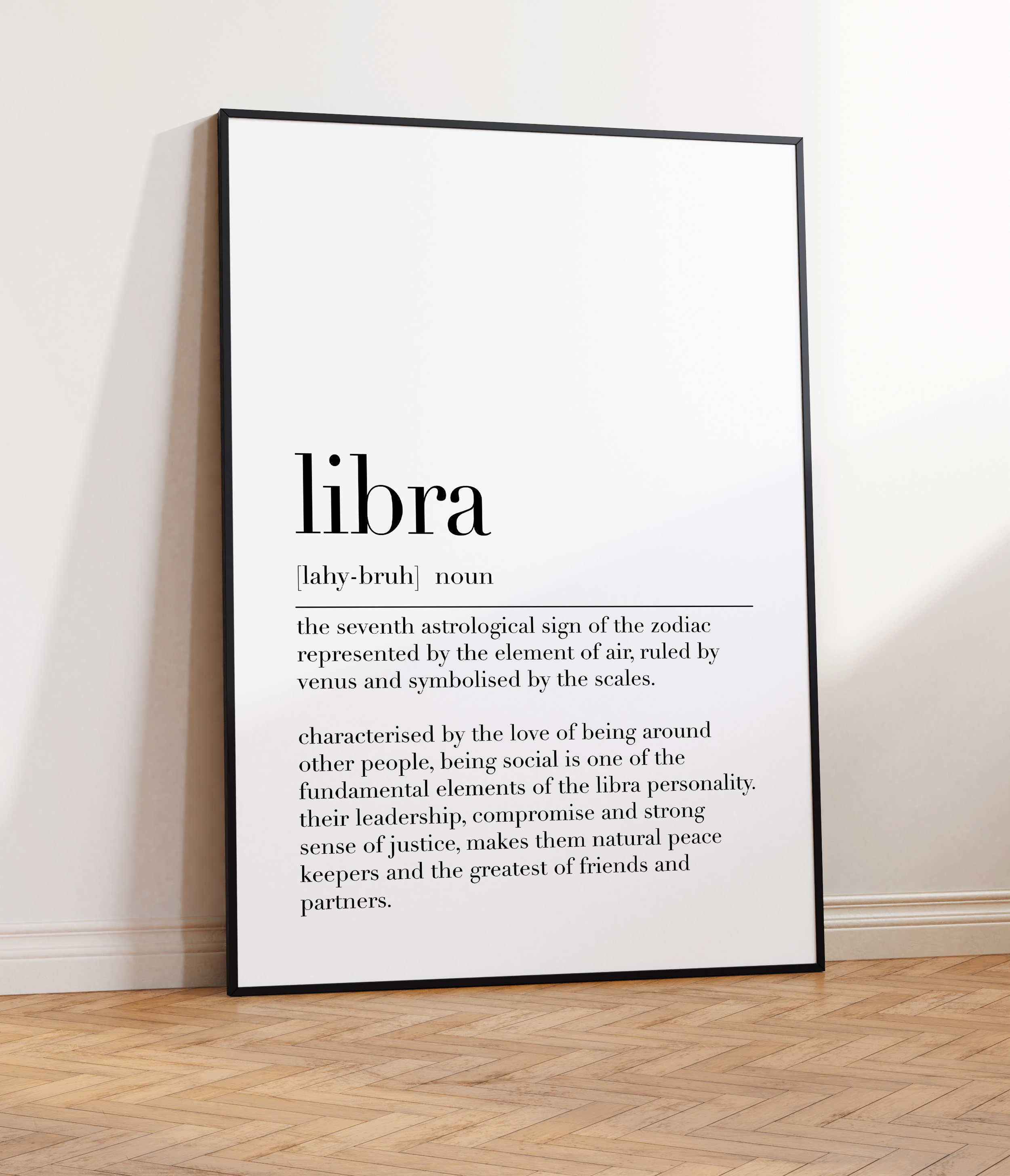 Libra Poster, Libra Definition Print, Zodiac Printable Wall Art Libra Poster, Libra Definition Print, Zodiac Printable Wall Art