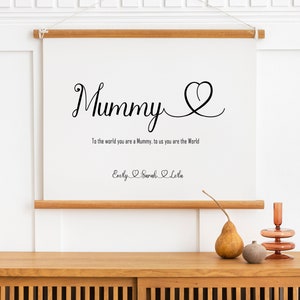Gift For Mum, Mum Poster, Personalised Mother&#39;s Day Gift, Personalized Family Print, Mothers Day Print, Mum Quote Print