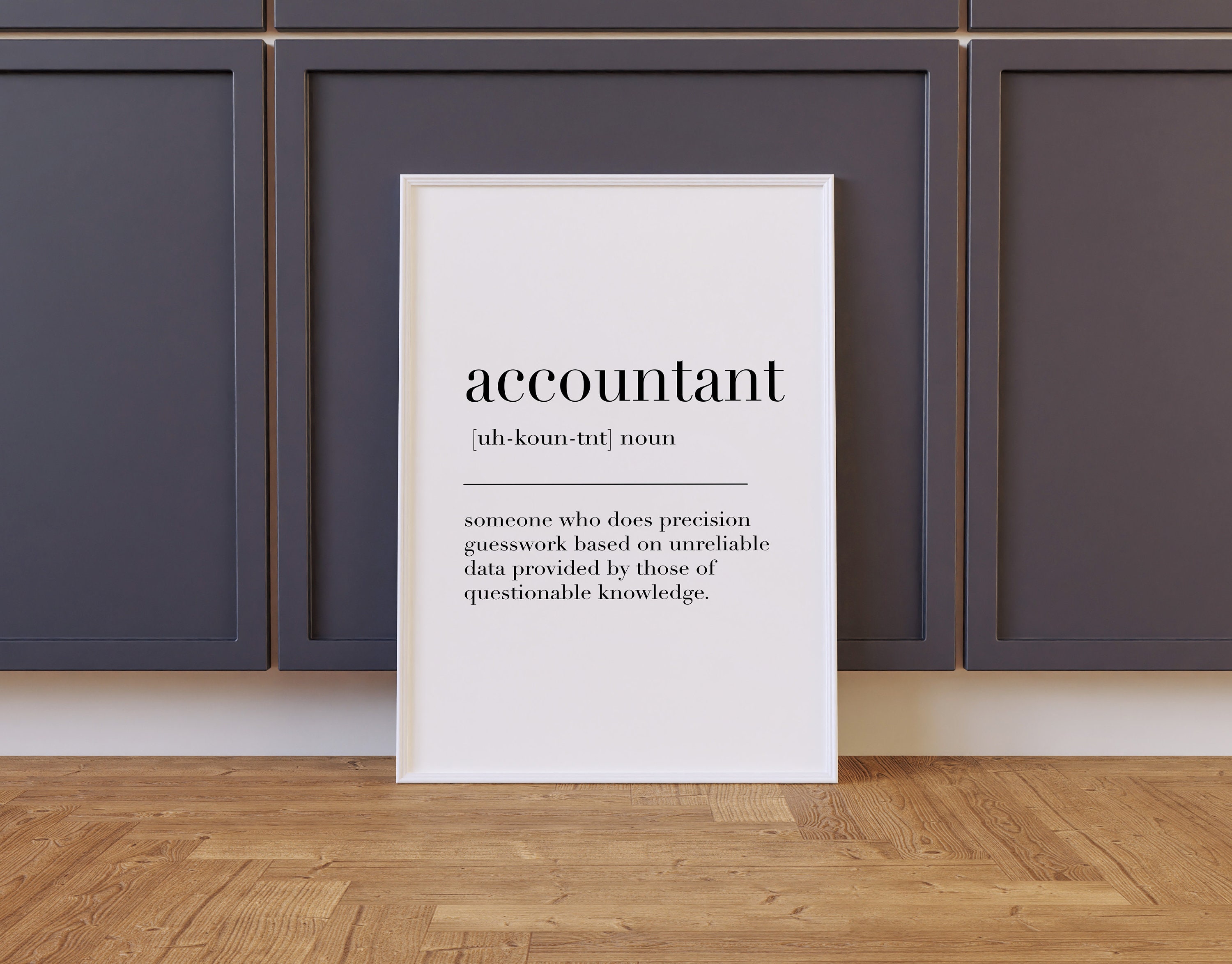 Accountant, Accountant Print, Accountant Poster, Accountant Definition ...