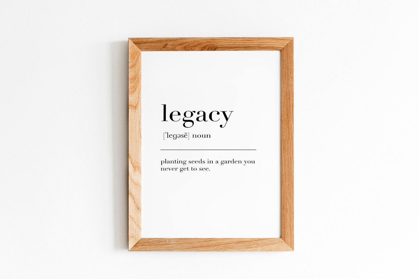 Legacy Definition Printlegacy Printgift For Etsy Australia