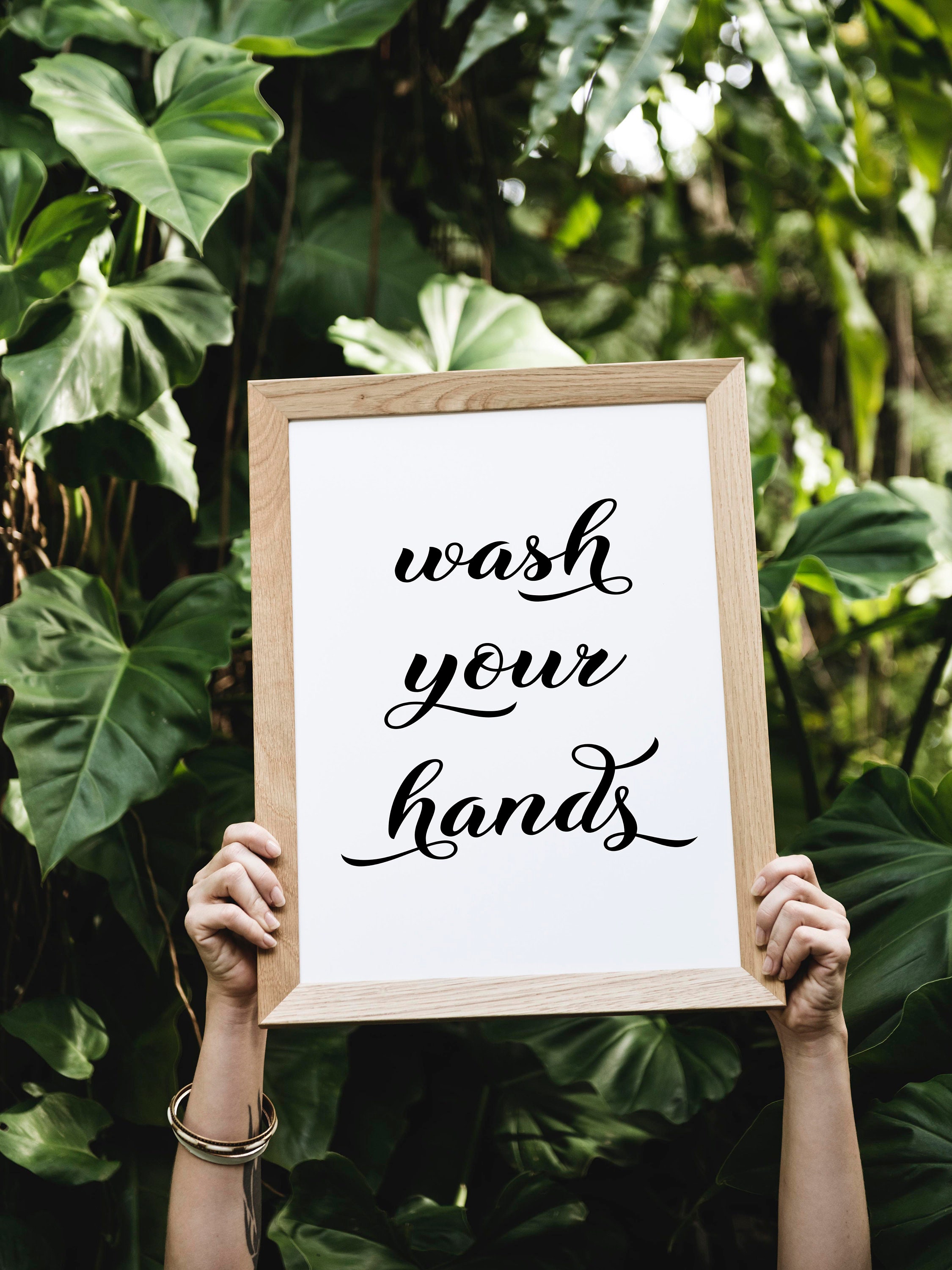 Waschen Sie Ihre Hände Badezimmer Wanddekoration Waschen Sie | Etsy