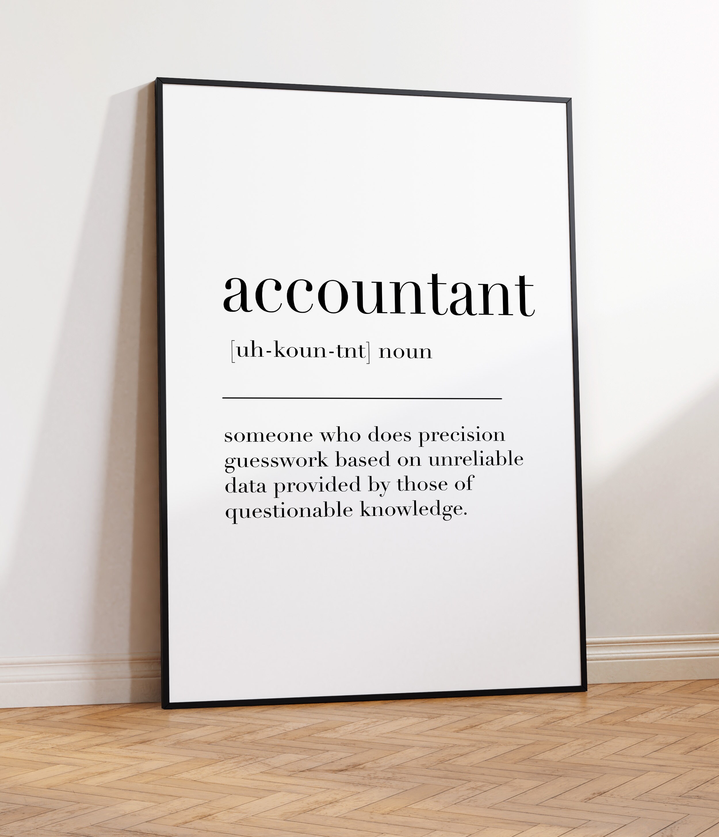 Accountant, Accountant Print, Accountant Poster, Accountant Definition ...