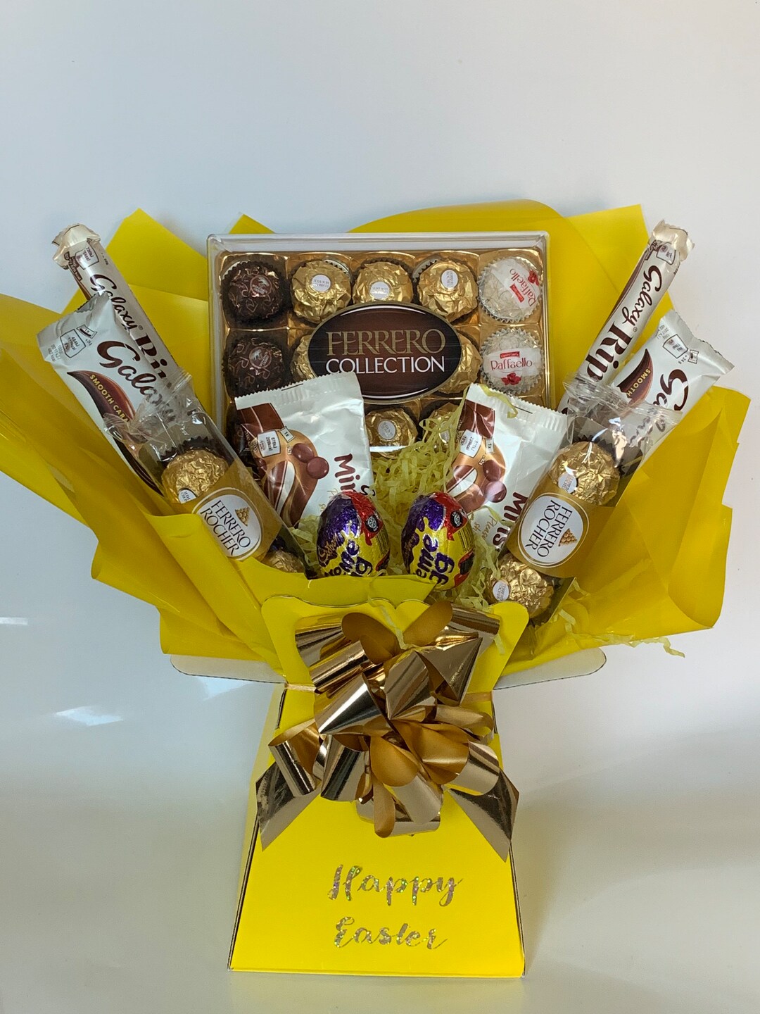 Easter Chocolate Bouquet Ferrero Rocher Easter Chocolate Etsy UK