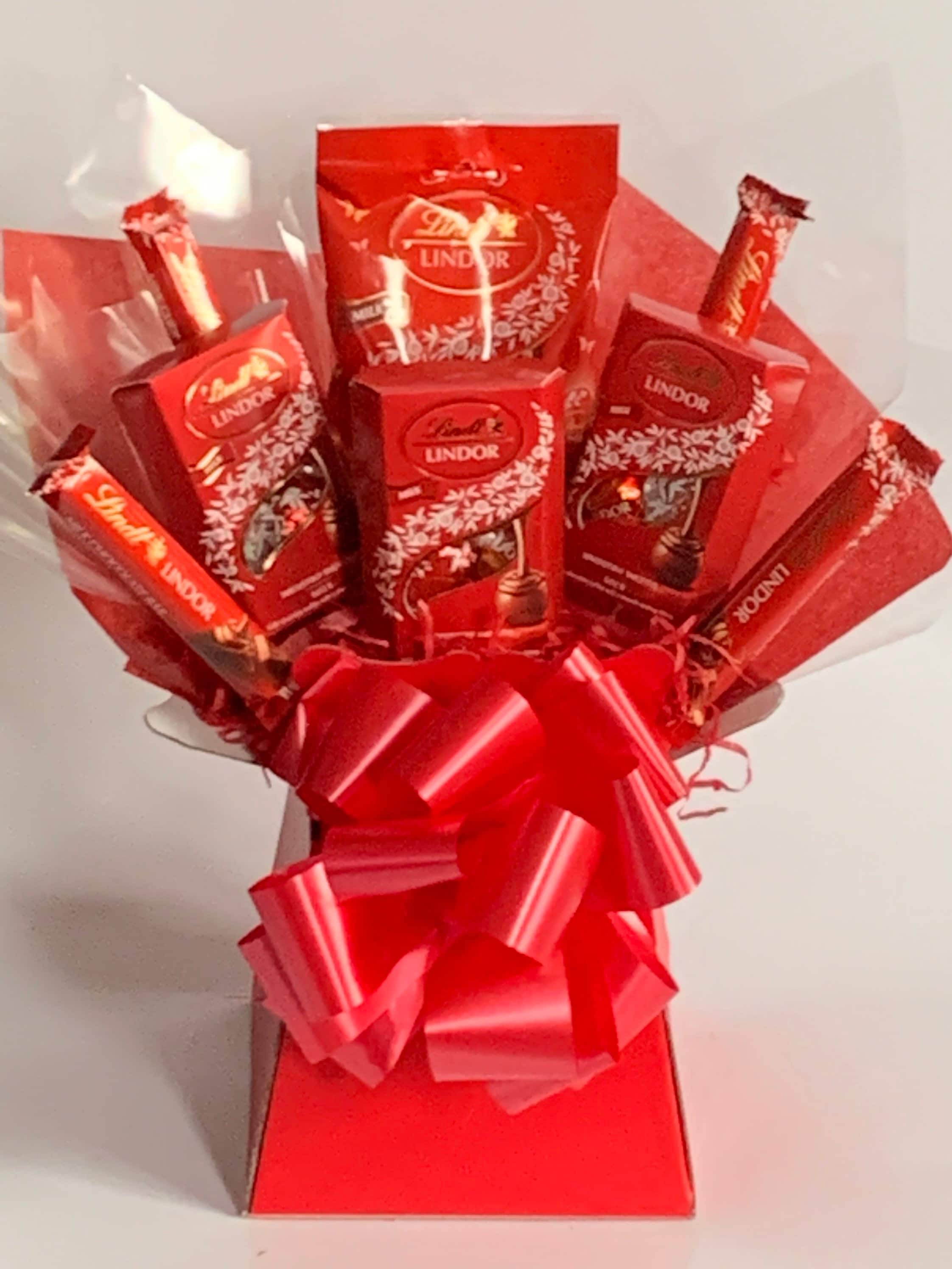 Luxury Lindor Chocolate Bouquet Sweet Gift Hamper Etsy UK
