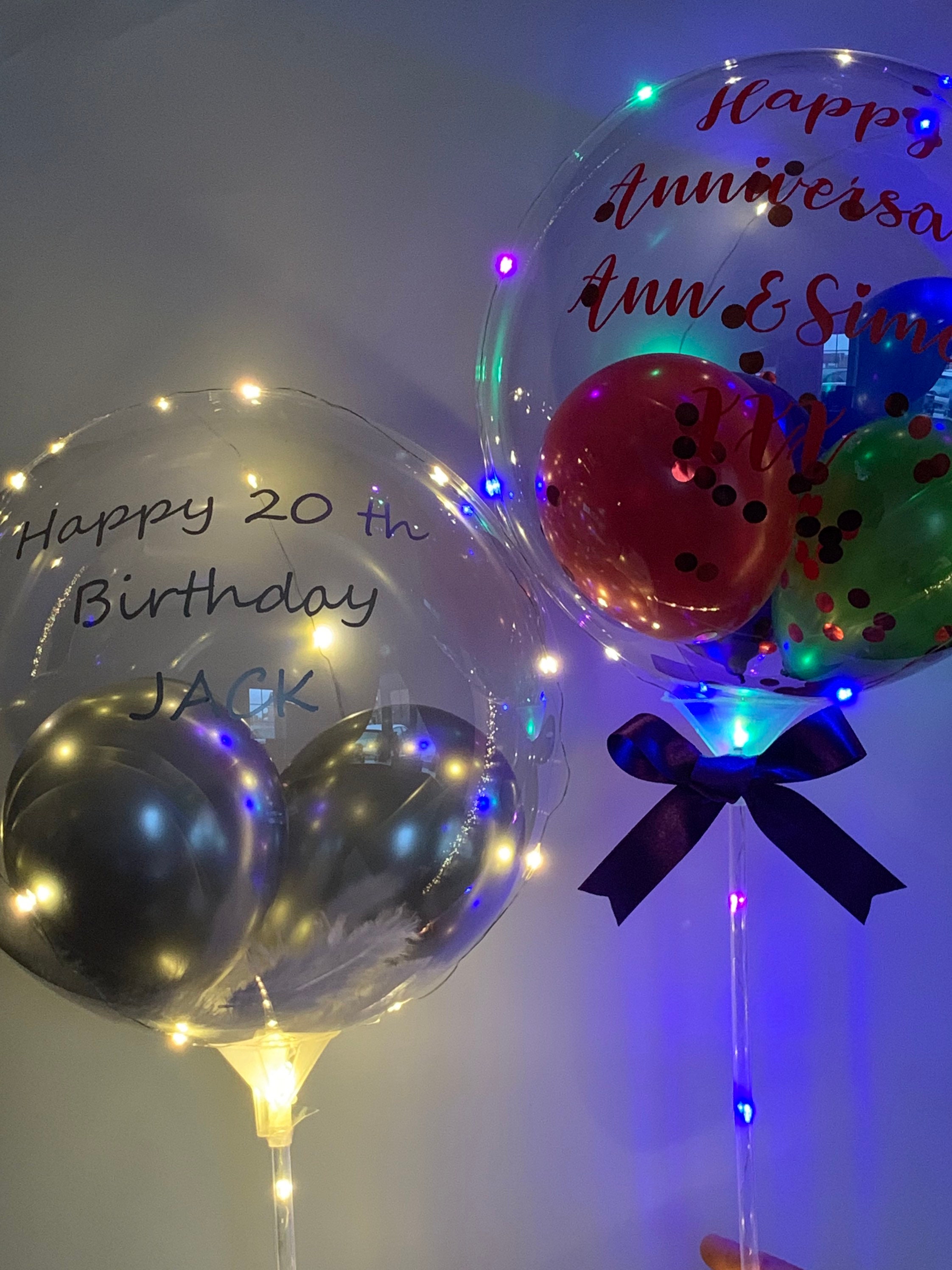 Happy birthday light up balloons Clearance