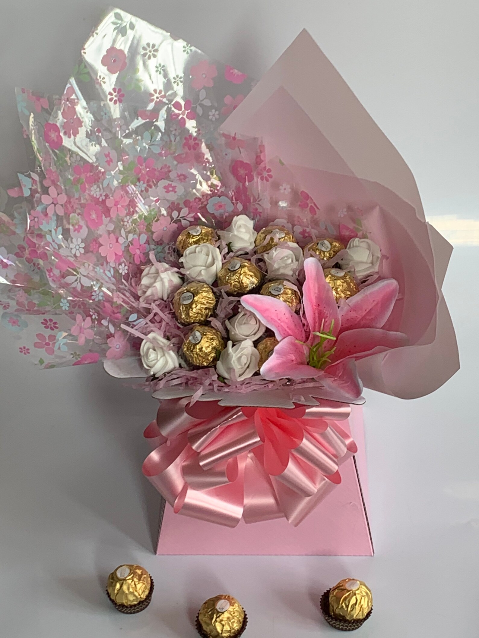 Ferrero rocher chocolate bouquet & flowers sweet gift treat Etsy