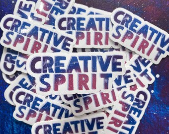 Creative Spirit - Vinyl Laptop Waterbottle Planner Waterproof Sticker