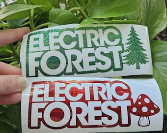 Forest Festival Vinyl Decal Car Sticker