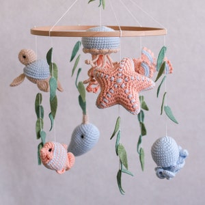 Ocean baby mobile. Nautical baby mobile.