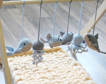 Baby play gym ocean. Baby gym hanging toy