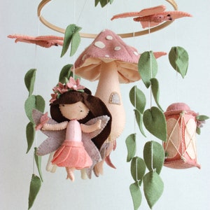Feen Babymobile, Feengarten, Feenkinderzimmer, Kinderzimmer