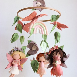 Feen-Baby-Mobile, Fee für's Kinderzimmer, Märchen-Baby-Mobile