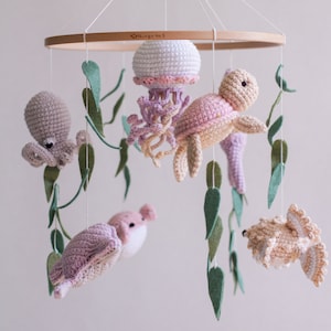 Ocean baby mobile. Nautical baby mobile.