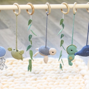 Baby play gym toys, ocean baby gym hanging toy