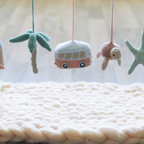 Baby Play Gym Ocean. Baby Gym Hanging Toy. Beach Baby Play Gym Etsy