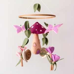 Feen-Gartenmobil, Feen-Babymobil, Pilz-Babymobil, Schmetterlingsmobil