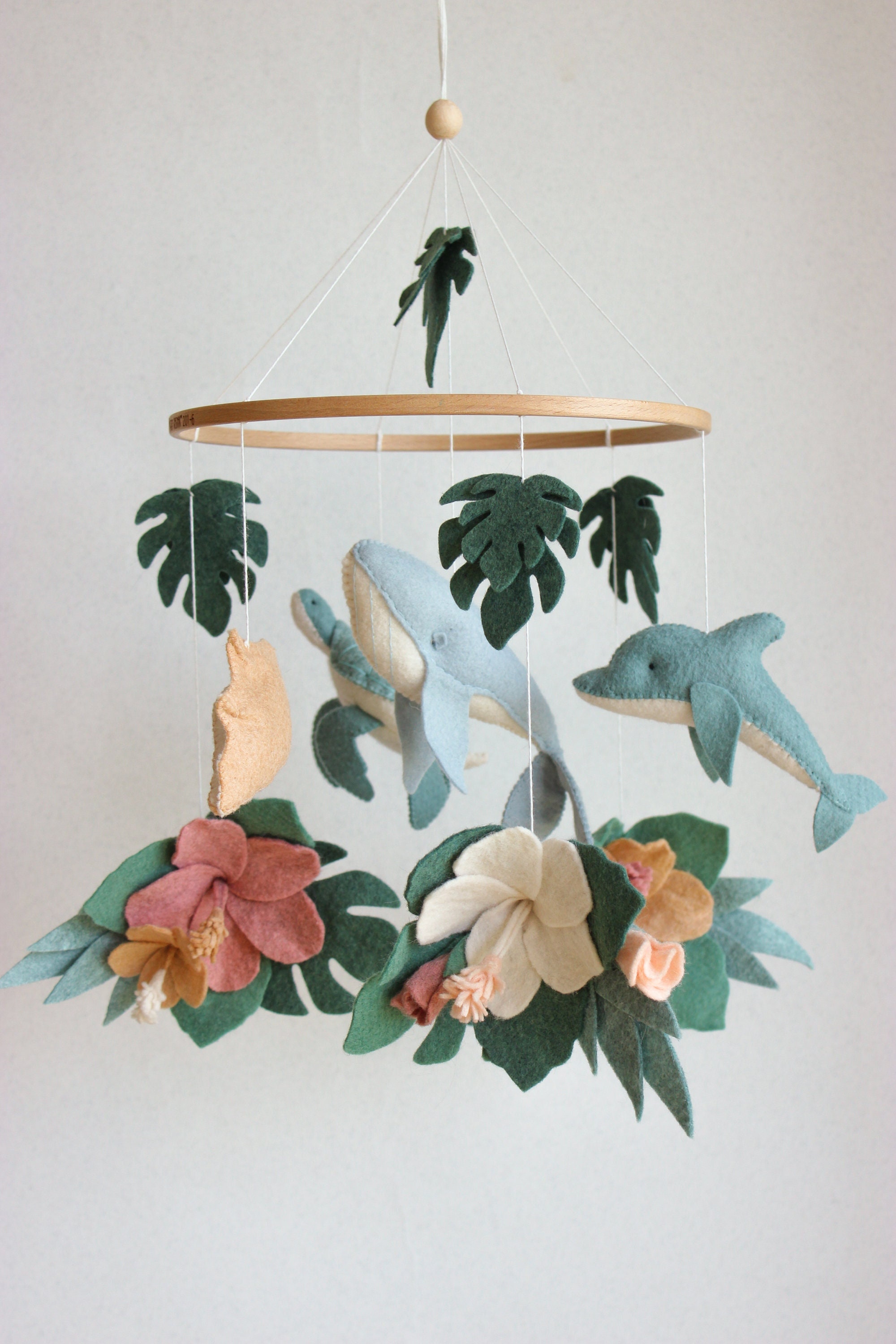 Ocean baby mobile, whale baby mobile, tropical baby mobile, beach baby mobile