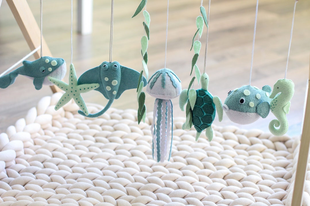 Baby Gym Toys Ocean, Baby Play Gym, Baby Gym Hanging Toy Etsy