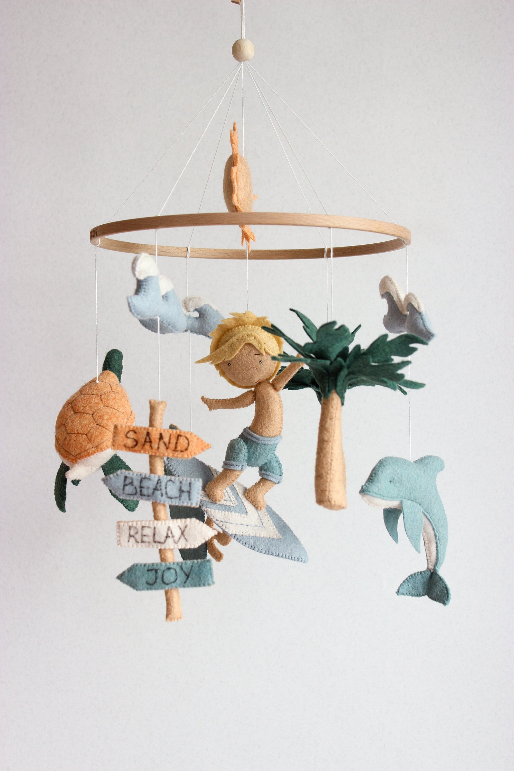 Surf Baby Mobile, Ocean Surfboard Mobile