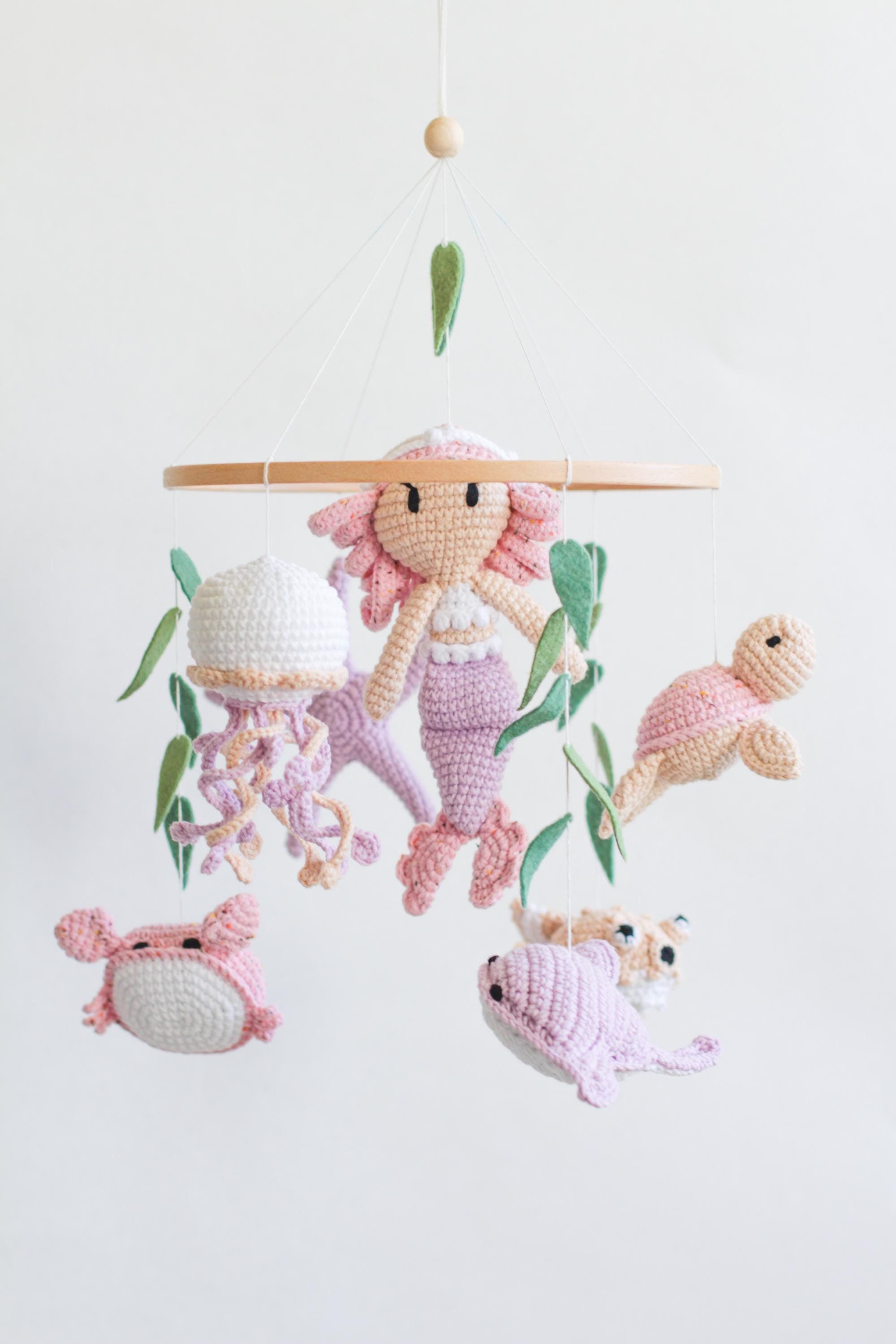 Baby Mobile. Mermaid Baby Ocean Girl