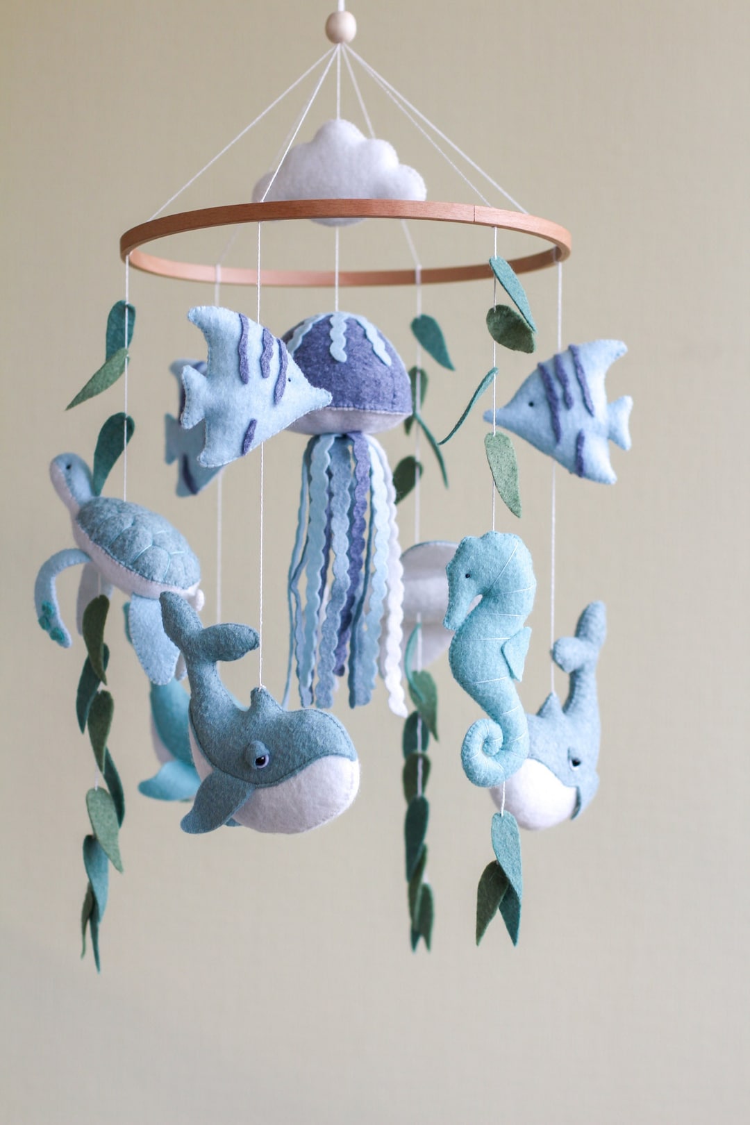 Buy Baby Mobile Ocean, Jellyfish Mobile, Whale Baby Mobile Online in India 