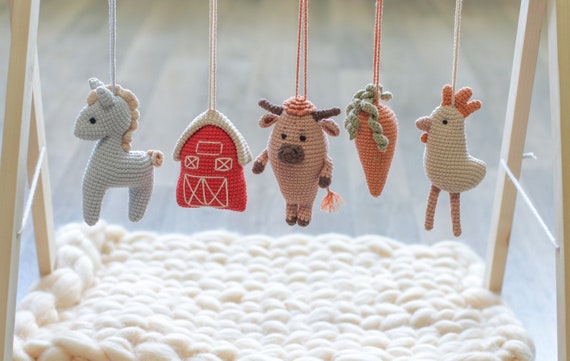 Baby Gym Toys Farm Baby Play Gym Animals Farm Hanging Animals