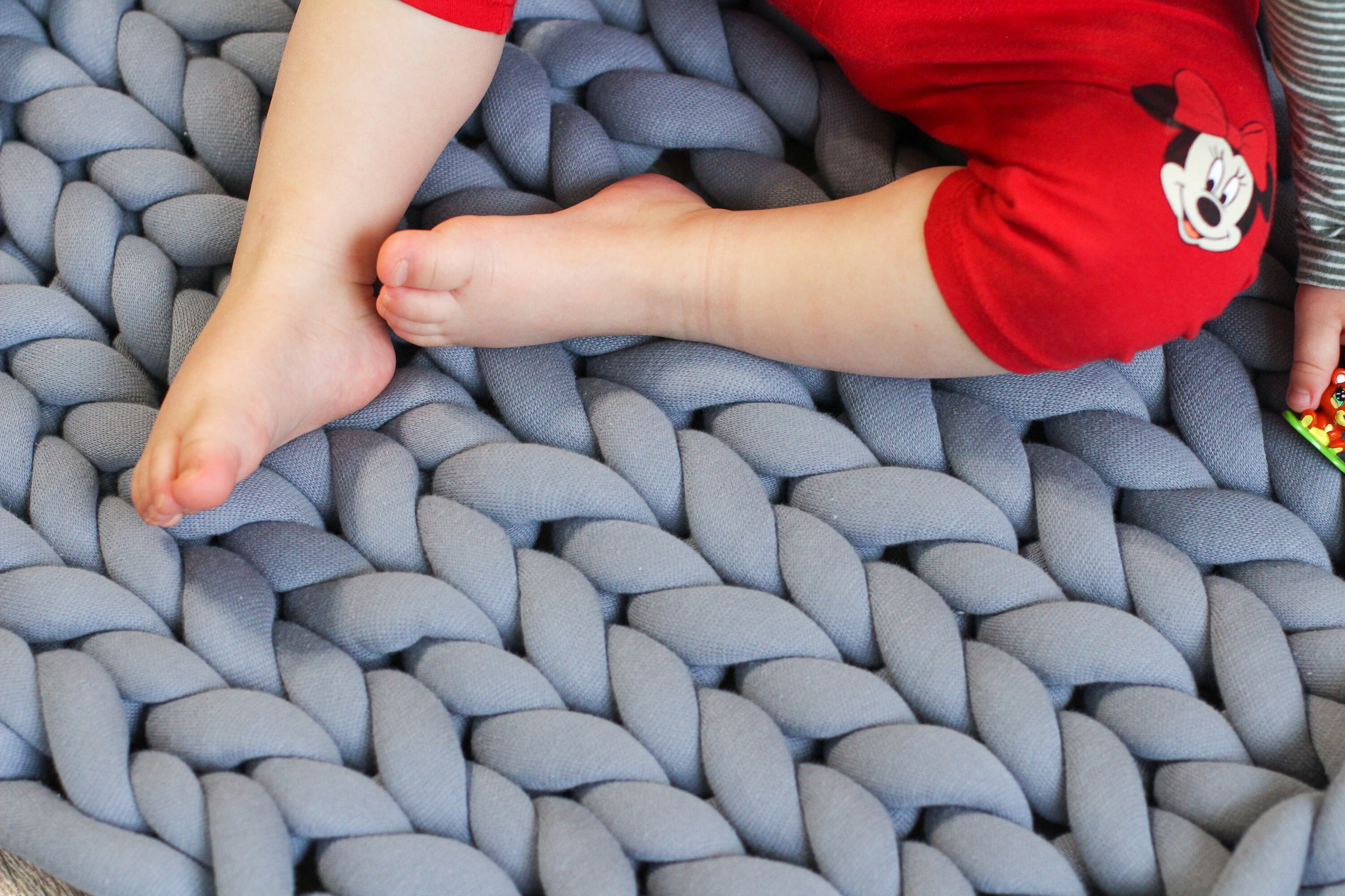 Baby play mat baby floor mat chunky photo blanket baby Etsy