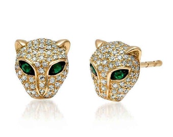 cartier panther ohrringe