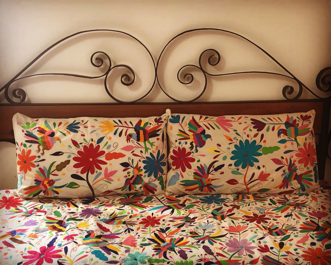 Beautiful Bed Cover for King Bed All Hand Embroidered Etsy Beautiful Bed Cover for King Bed All Hand Embroidered Etsy
