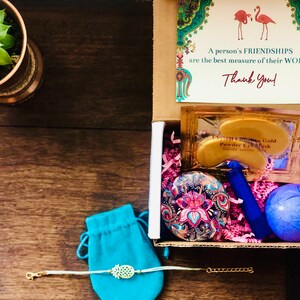 Friendship Gift. Self Care Kit. Self Love Care Package. Birthday Gift Box. Birthday Gifts for Her. Relax. Spa Gift Box. At Home Spa. Bestie zdjęcie 2