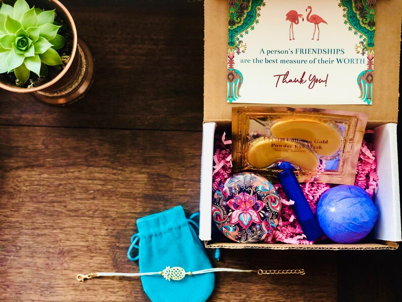 Friendship Gift. Self Care Kit. Self Love Care Package. Birthday Gift Box. Birthday Gifts for Her. Relax. Spa Gift Box. At Home Spa. Bestie zdjęcie 2
