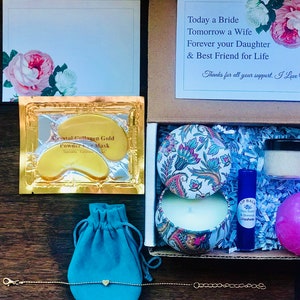 Mother of the Bride Gift / MOB Gift / Self Care Gift / Spa Gift Box/ Wedding Party Gift/ Relaxing Spa Package/ Pamper/ Candle/ Bath Bomb