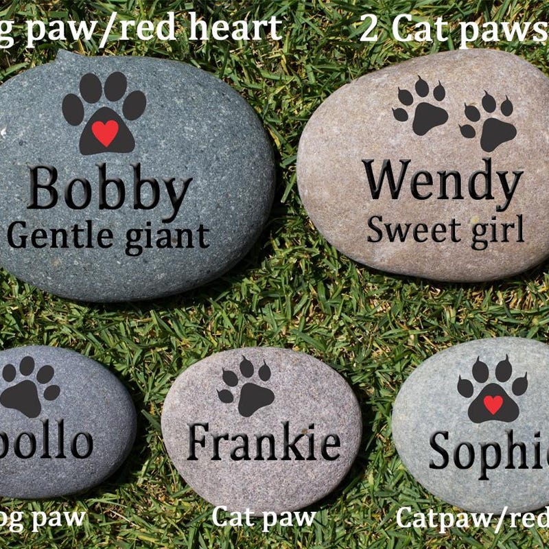 Painted Pet Rock Grave - Etsy