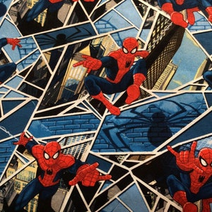 Spider-Man Fabric by the 1/2 Yard