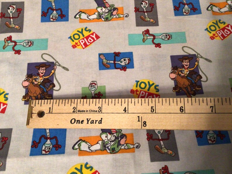 Toy Story Fabric by the 1/2 Yard Etsy