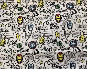 Tissu Fat Quarter Avengers Team