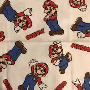 Super Mario World-personages van de Fat Quarter