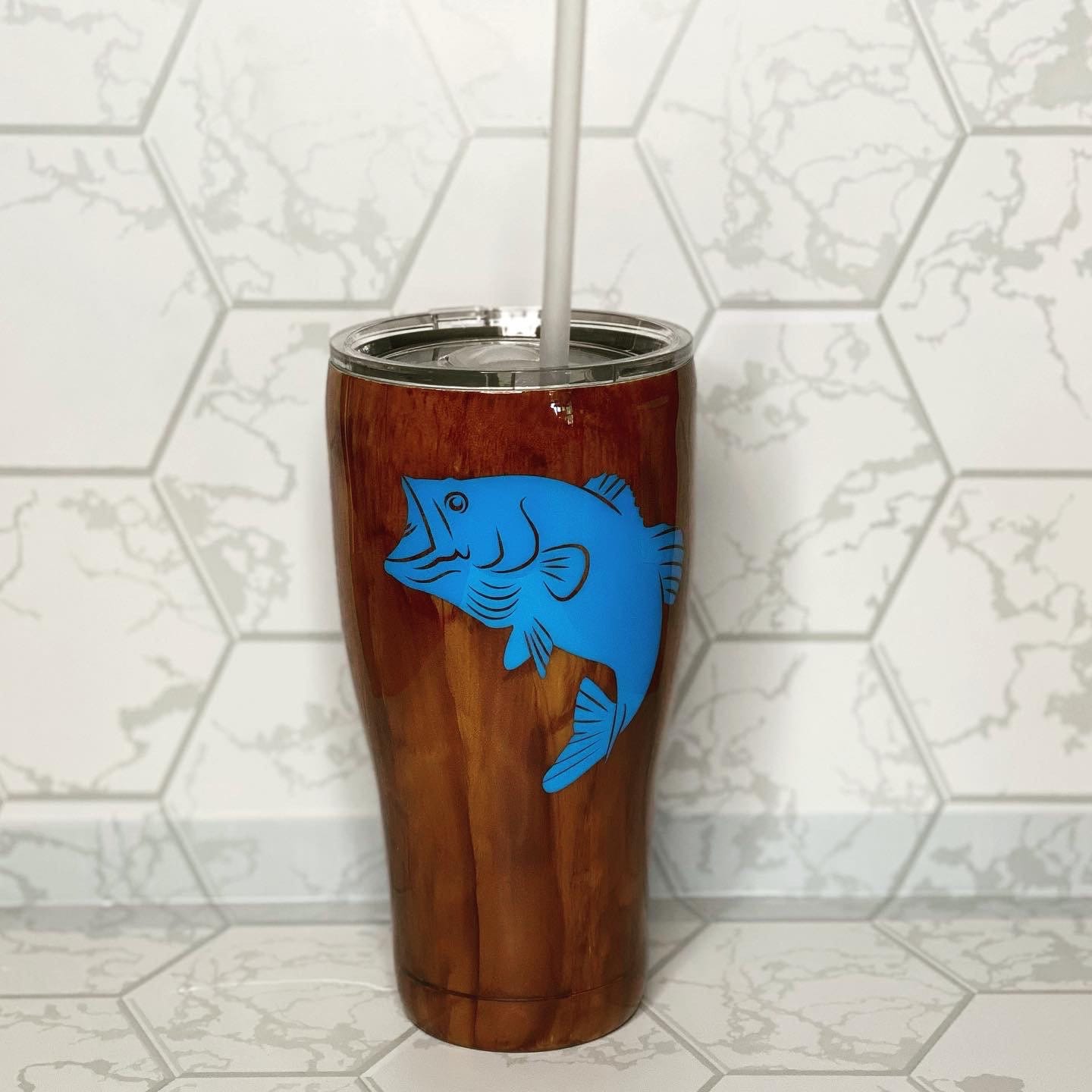 Custom 30oz Wood Grain Tumbler Etsy