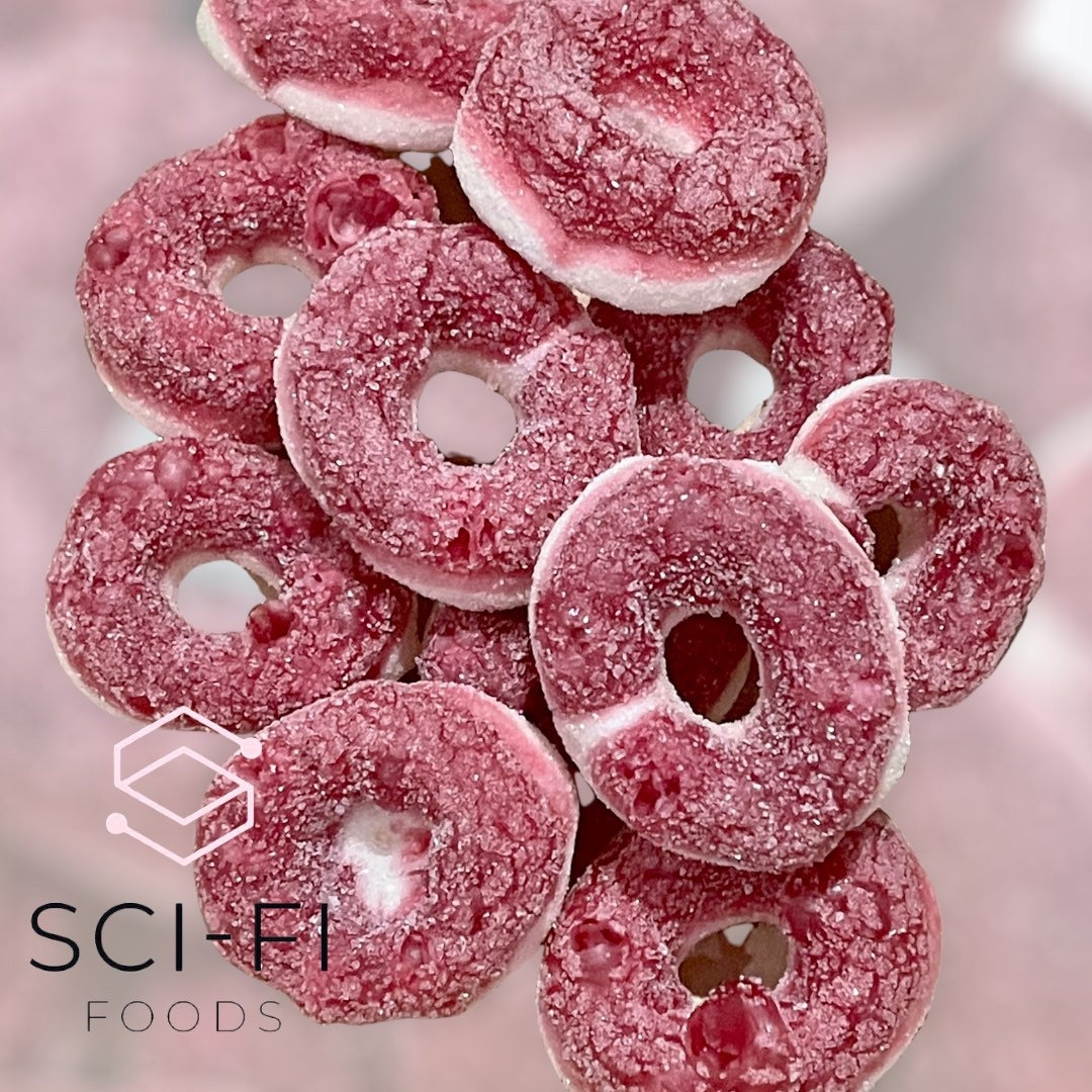 Scifi Foods UK Freeze Dried Watermelon Rings Sweet Sour Etsy