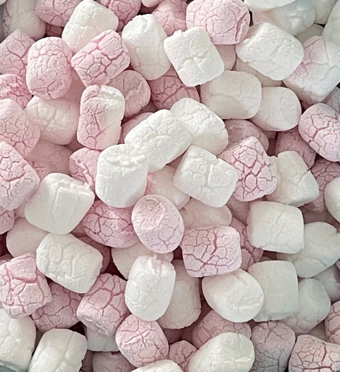 Sci-Fi Foods Freeze Dried Pink And White Mini Marshmallows Cereal Topper  Treat Snack Bag 25g