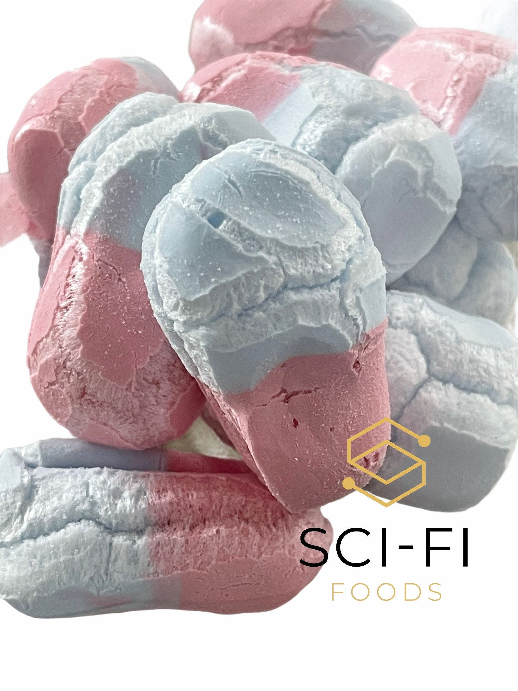 Sci-Fi Foods UK Freeze Dried Squashies Bubblegum Flavour. Limited availability