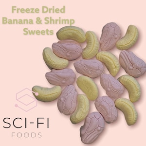 Freeze Dried Banana & Shrimp Foam Sweets