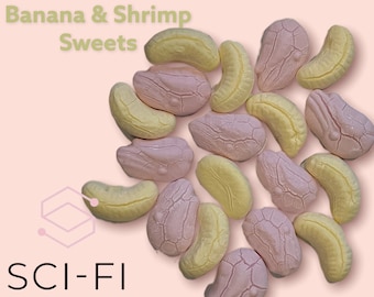 Freeze Dried Banana & Shrimp foam gummies