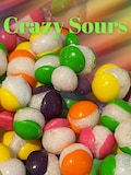Sci-Fi Foods UK Freeze Dried Round Button Multicoloured Crazy Sours Flavour Sweets Treat Bags and Box Present Gift