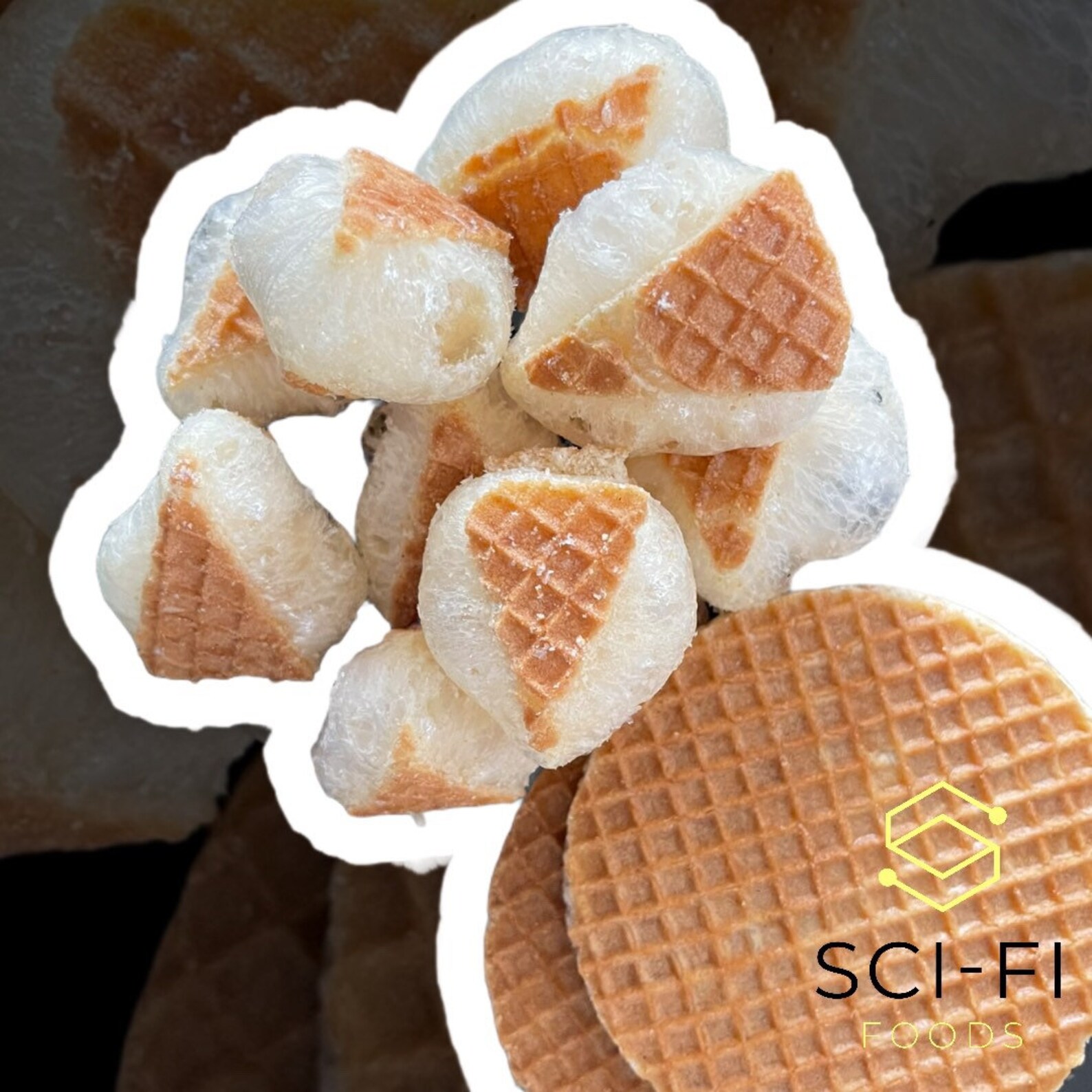 Freeze Dried Traditional Stroopwafels Dessert or Snack Etsy