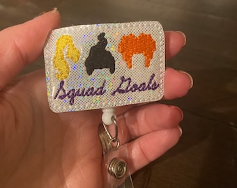 Witch sister squad goals badge reel// ID holder