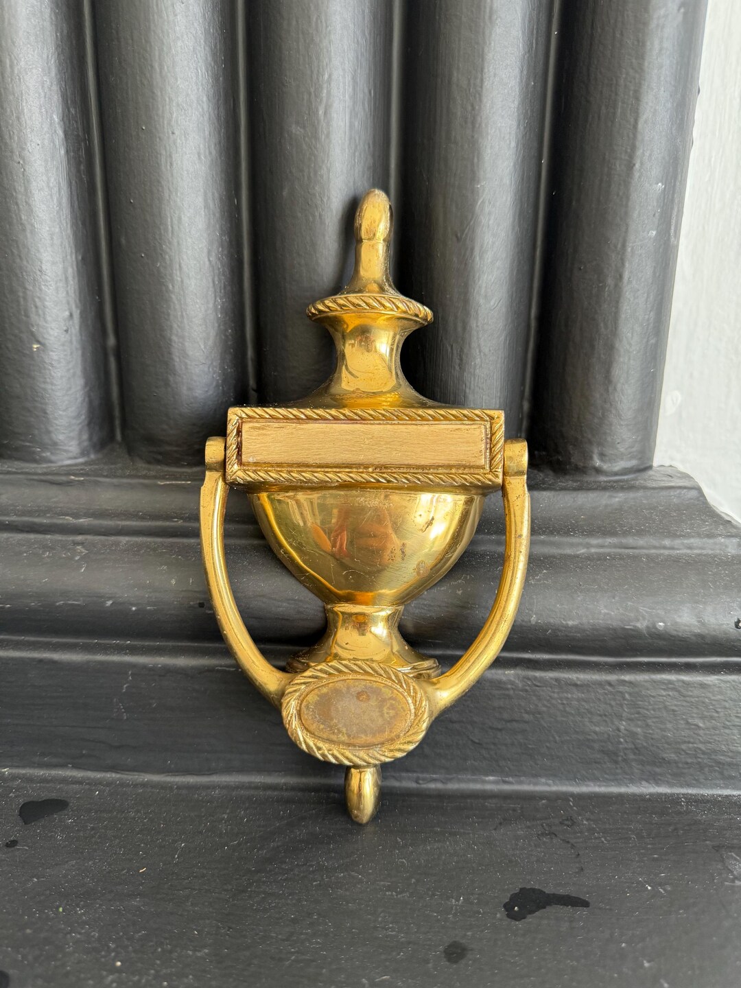 Vintage Brass Door Knocker - Classic Brass Door Hardware, Antique Style ...