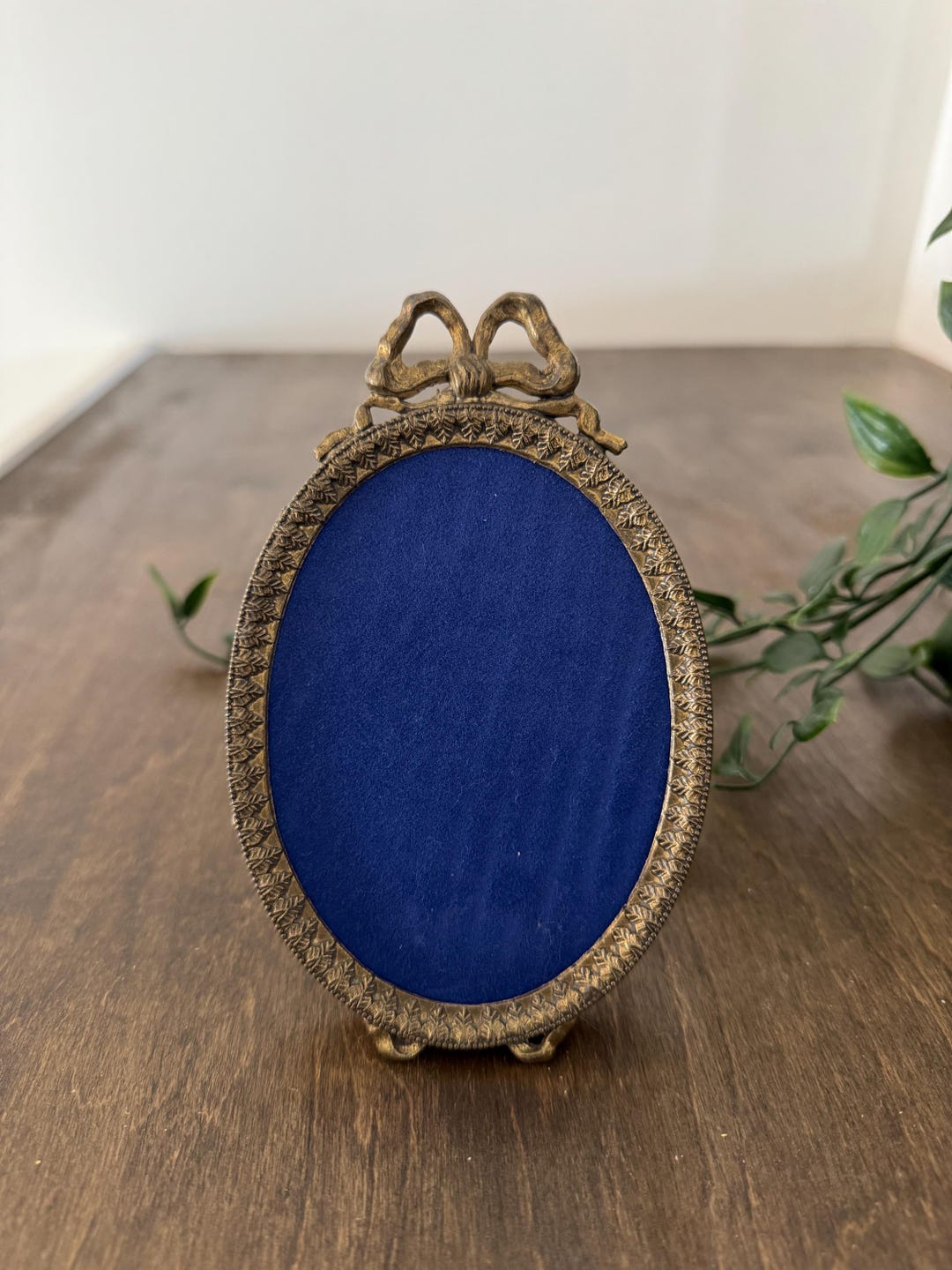 Vintage Italian Picture Frame | Gold Ornate Oval Frame - Etsy