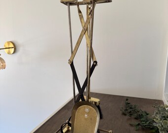 Vintage Brass Fireplace Tool Set | Duck Head Handles | Mid Century Hearth Decor | Fireplace Tools